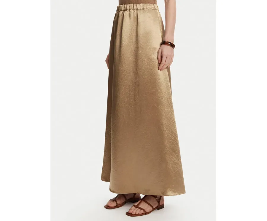 obrazek 1 Max Mara Spódnica trapezowa Nuevo 2516101028 Beżowy Regular Fit