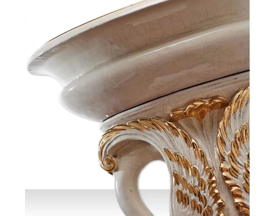 obrazek 2 Ceramiczna donica z majestatycznymi łabędziami Ceccarelli