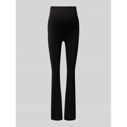 Zdjęcie Legginsy ciążowe o rozkloszowanym kroju z szerokim, elastycznym pasem