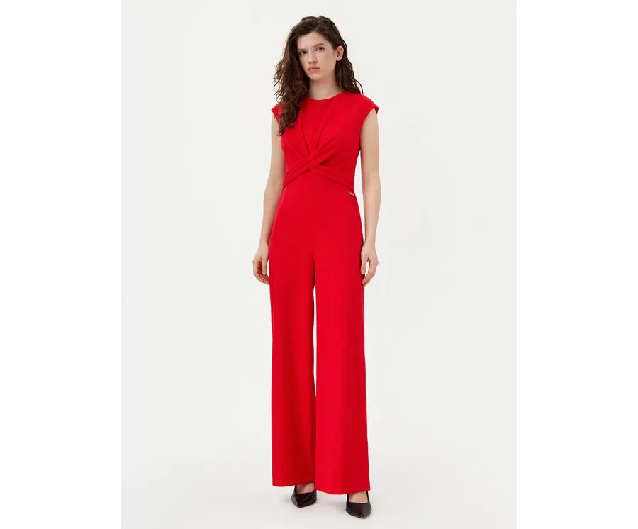 obrazek 1 Calvin Klein Kombinezon K20K208177 Czerwony Wide Leg