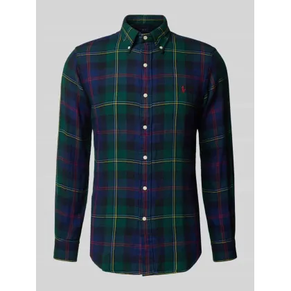 Zdjęcie Koszula casualowa o kroju custom fit z kołnierzykiem typu button down