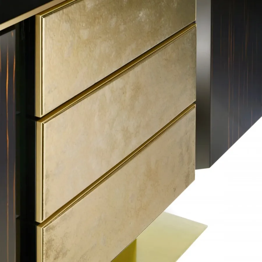 obrazek 3 Komoda z dwoma drzwiami i trzema szufladami H.80xL.180xP.45 cm