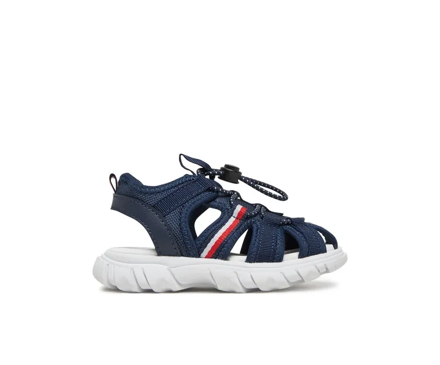 obrazek 1 Tommy Hilfiger Sandały T1B2-33895-1591 M Granatowy