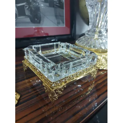 Picture Exclusive ashtray with decorations - Cre Art