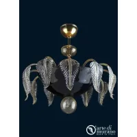 Zdjęcie Ręcznie robiona lampa sufitowa ze szkła Murano