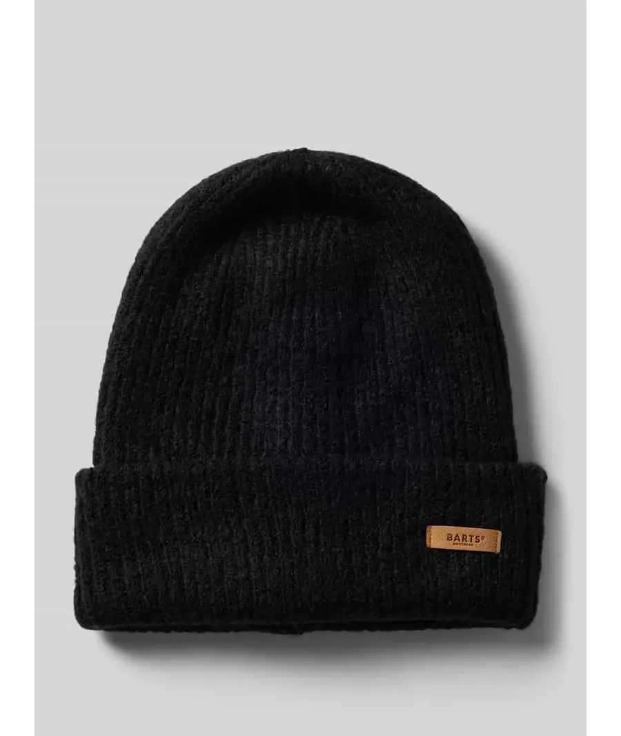 obrazek 1 Czapka beanie z naszywką z logo model ‘Witzia’