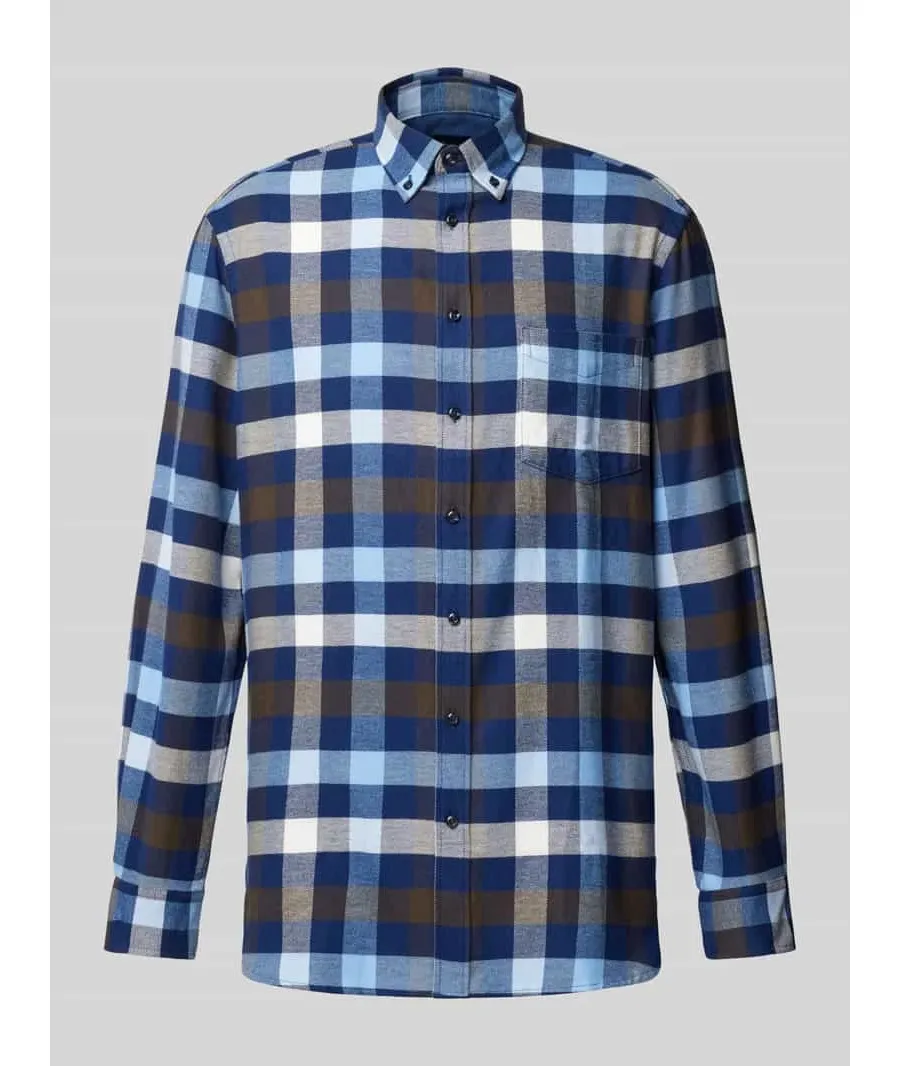 obrazek 1 Koszula casualowa o kroju regular fit z kołnierzykiem typu button down