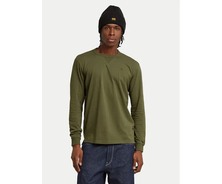 obrazek 1 G-Star Raw Longsleeve Nifous D25076-336 Zielony Regular Fit