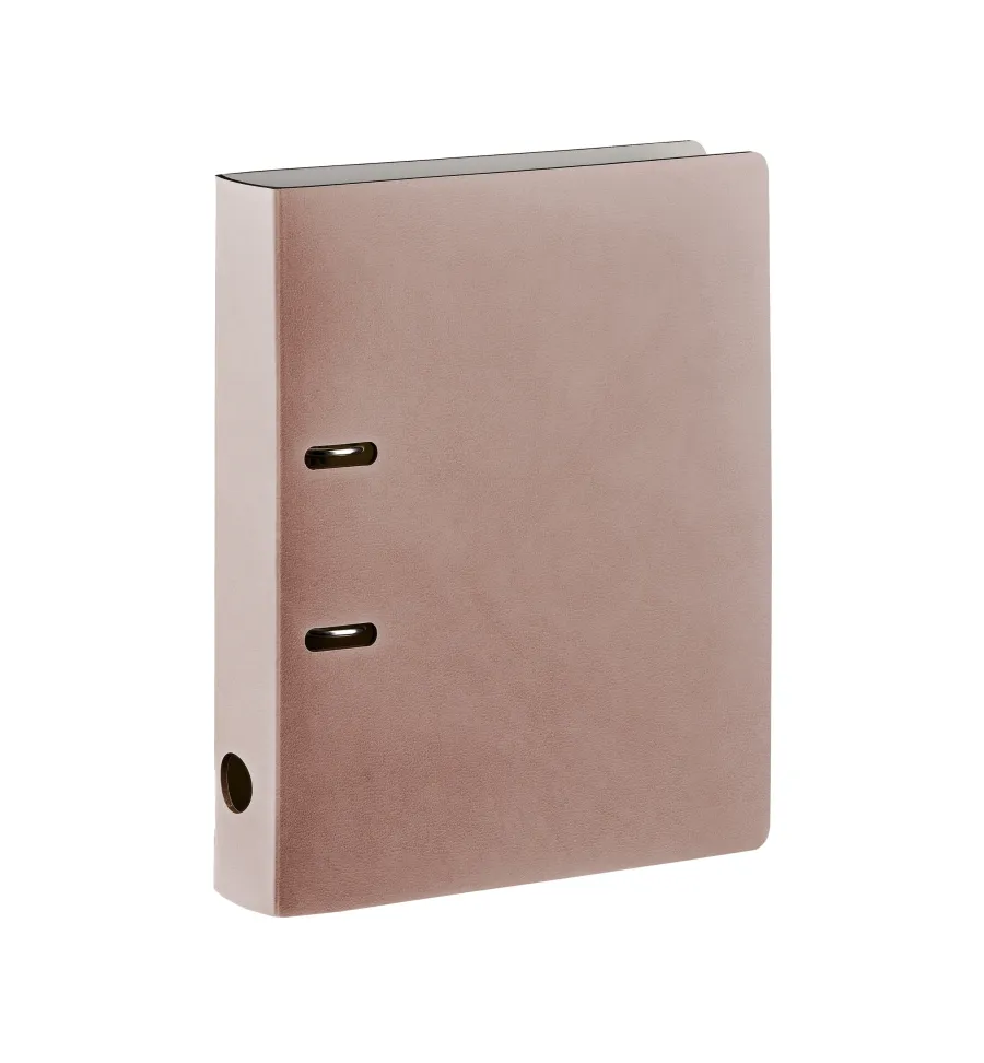 obrazek 1 Skórzany segregator na dokumenty 32х29x5 cm w kolorze popielatego różu