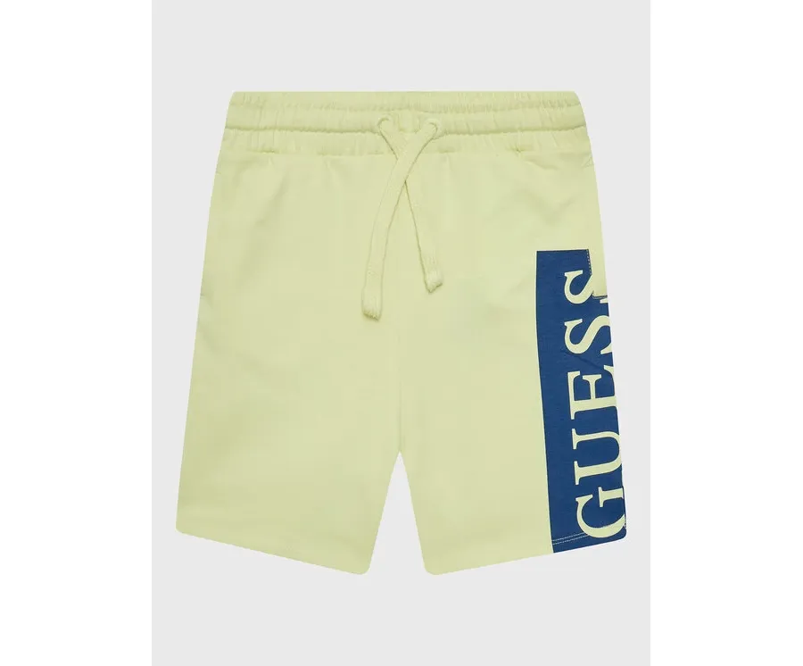 obrazek 1 Guess Szorty sportowe L3GD03 KA6R0 Żółty Relaxed Fit