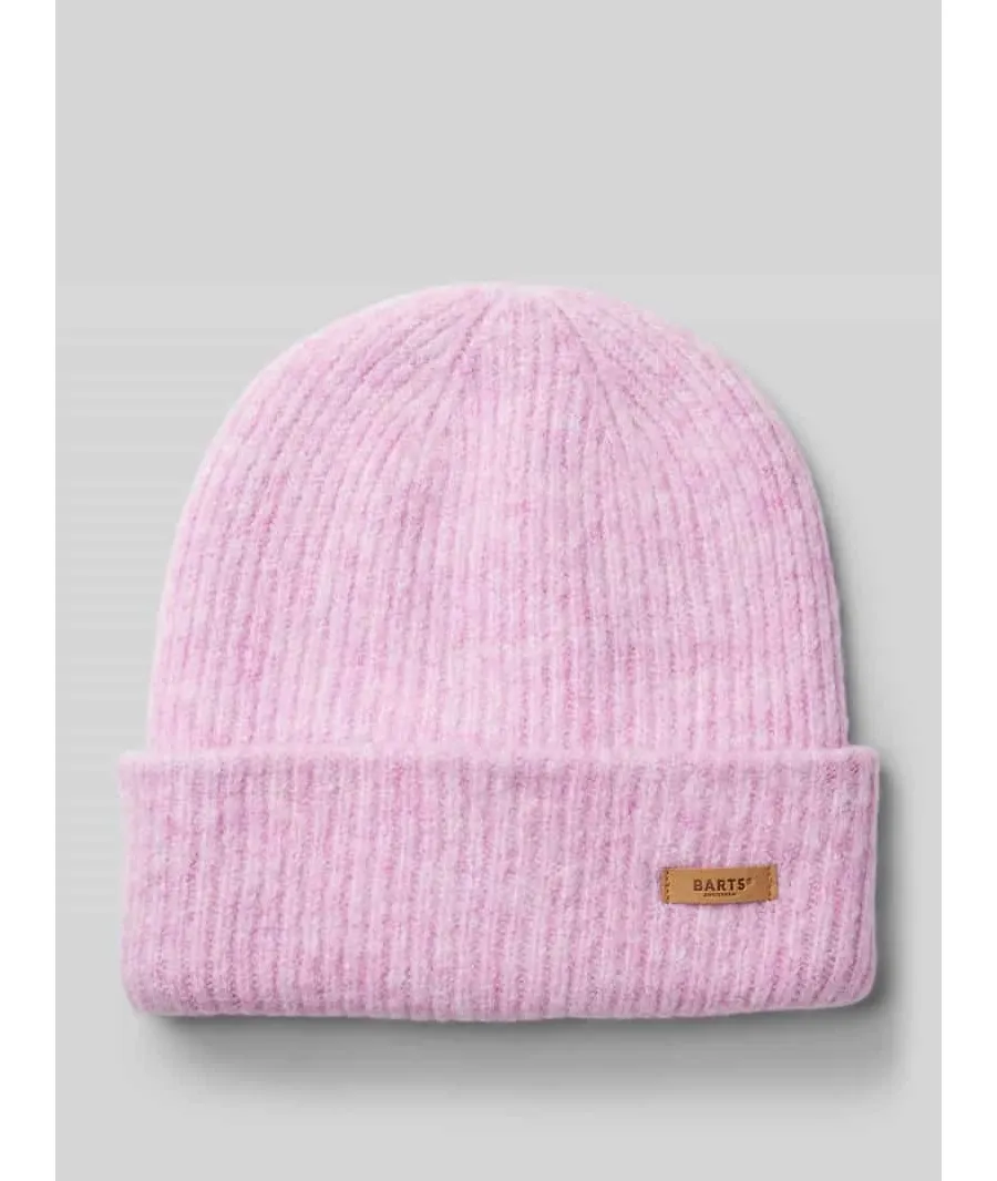 obrazek 1 Czapka beanie z naszywką z logo model ‘Witzia’