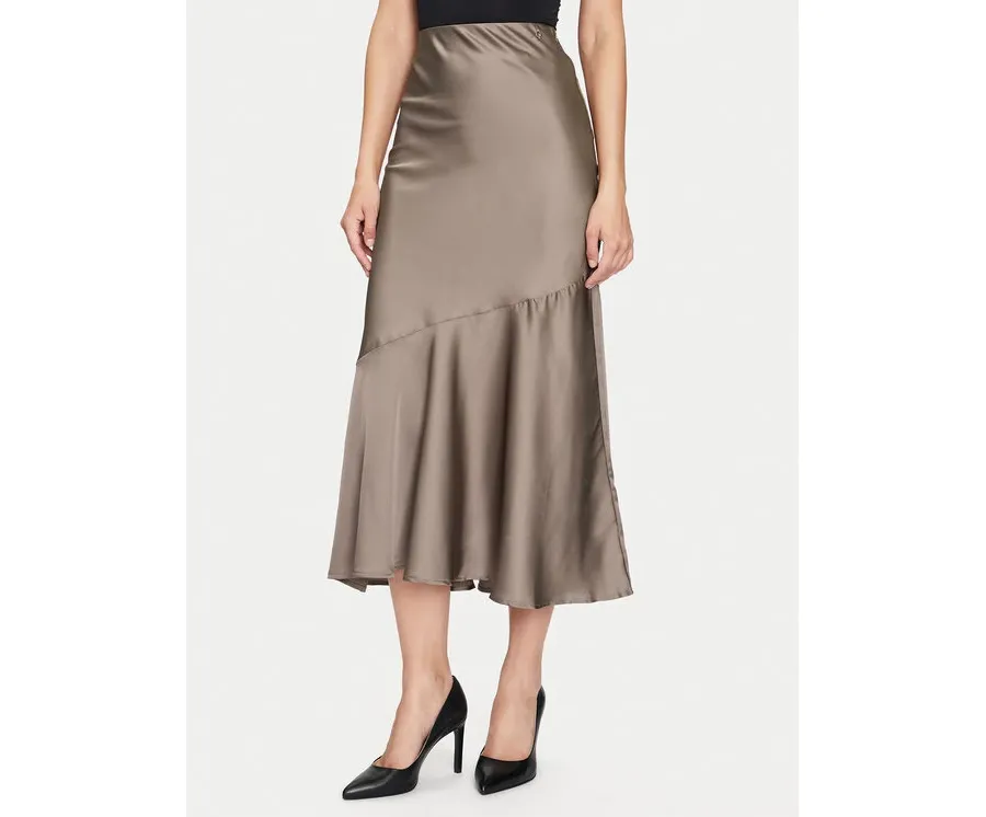 obrazek 1 Guess Spódnica midi New Linda W4YD1B WF1T2 Brązowy Regular Fit