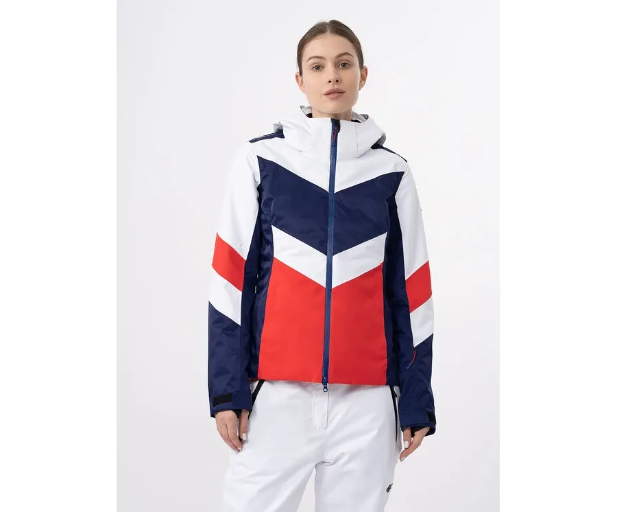 obrazek 1 4F Kurtka narciarska 4FAW23TTJAF338 Czerwony Slim Fit