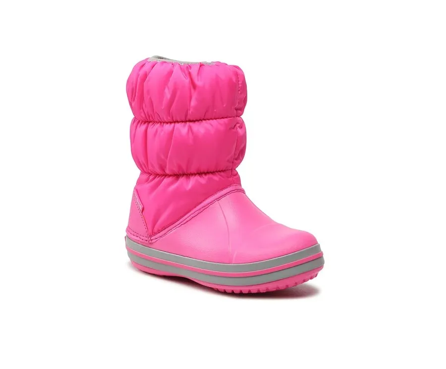 obrazek 1 Crocs Śniegowce Winter Puff Boot Kids 14613-6TR Różowy