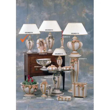 Zdjęcie Fascynująca ceramiczna lampa salonowa