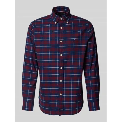 Zdjęcie Koszula casualowa o kroju regular fit z kołnierzykiem typu button down
