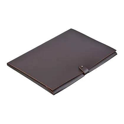Picture Leather briefcase A4 23x31 cm, chocolate color