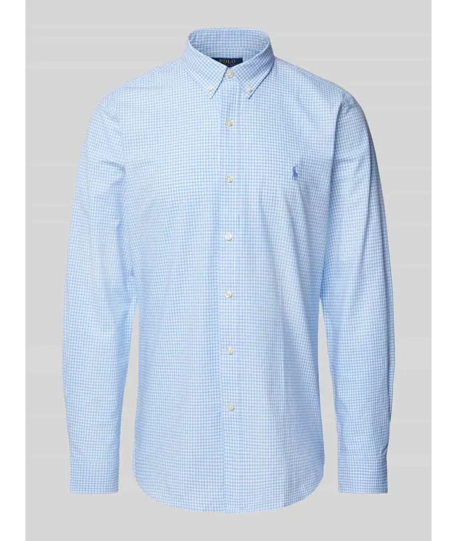 obrazek 1 Koszula casualowa o kroju slim fit z kołnierzykiem typu button down