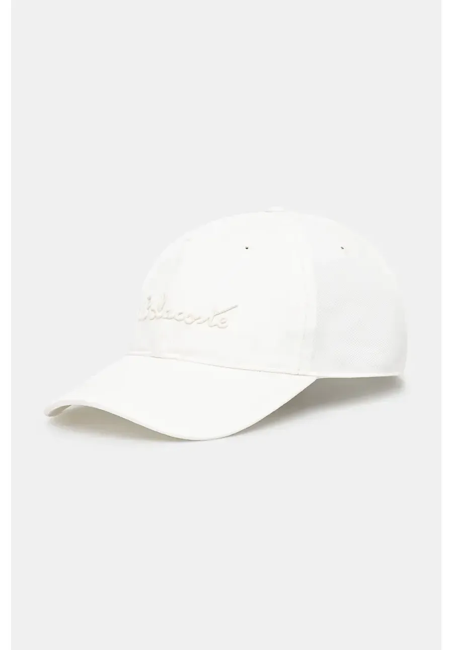 obrazek 1 Lacoste czapka z daszkiem bawełniana kolor biały z aplikacją RK7592