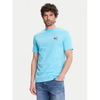 Zdjęcie KARL LAGERFELD T-Shirt 755710 552224 Niebieski Regular Fit