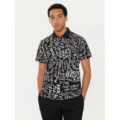 Zdjęcie Versace Jeans Couture Polo 78GAG6R0 Czarny Regular Fit