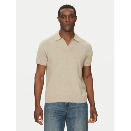 Zdjęcie Calvin Klein Polo K10K114087 Beżowy Regular Fit