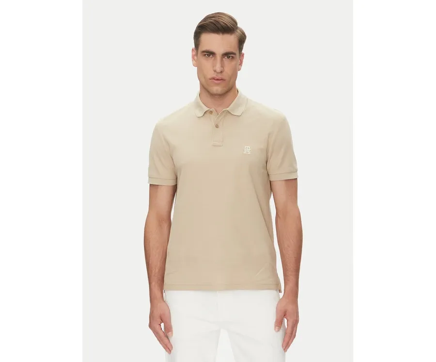 obrazek 1 Tommy Hilfiger Polo MW0MW33167 Beżowy Regular Fit