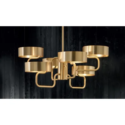 Picture Large designer chandelier for the living room - Sound