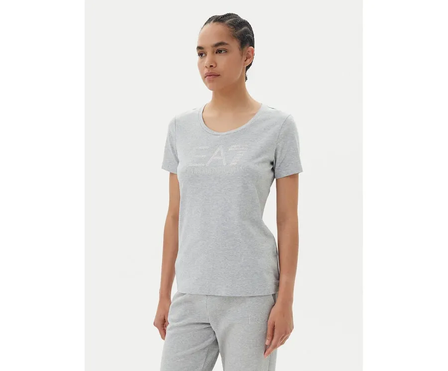 obrazek 1 EA7 Emporio Armani T-Shirt 7W000094 AF10373 O8002 Szary Slim Fit