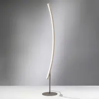 Zdjęcie Lampa stojąca Bow w kolorze piaskowym - h. 175 cm
