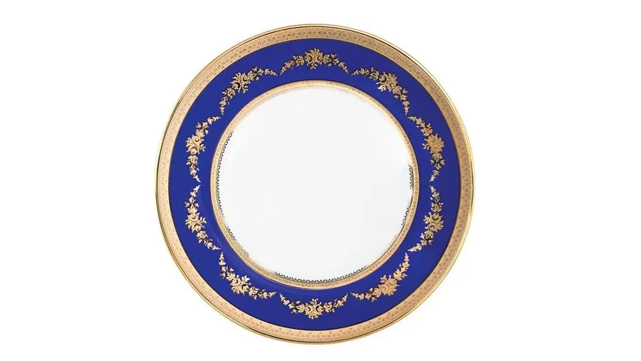 obrazek 1 Porcelanowy talerz na chleb Imperio Blue