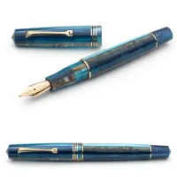 Zdjęcie Wyjątkowe włoskie pióro Leonardo z kolekcji ,,Momento zero Blue Hawaii