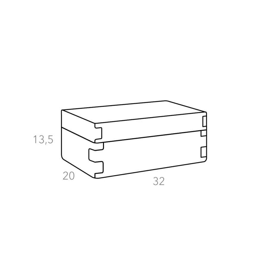 obrazek 2 Wyjątkowe pudełko Snob 32x20xH13,5 cm wykonane ze skóry w kolorze musztardowym