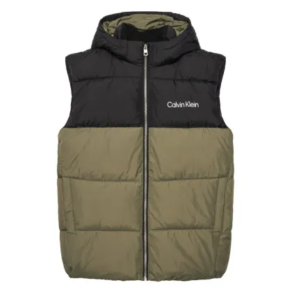 Zdjęcie Calvin Klein Jeans Bezrękawnik IB0IB02535 D Zielony Regular Fit