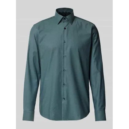 Zdjęcie Koszula biznesowa o kroju regular fit z listwą guzikową