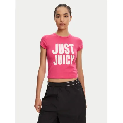 Zdjęcie Juicy Couture T-Shirt Just Juicy JCGCT125040 Różowy Slim Fit