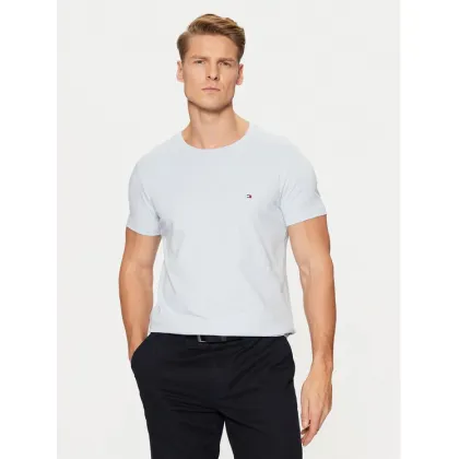 Zdjęcie Tommy Hilfiger T-Shirt MW0MW10800 Błękitny Slim Fit