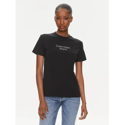 Zdjęcie Calvin Klein Jeans T-Shirt Institutional J20J223222 Czarny Regular Fit