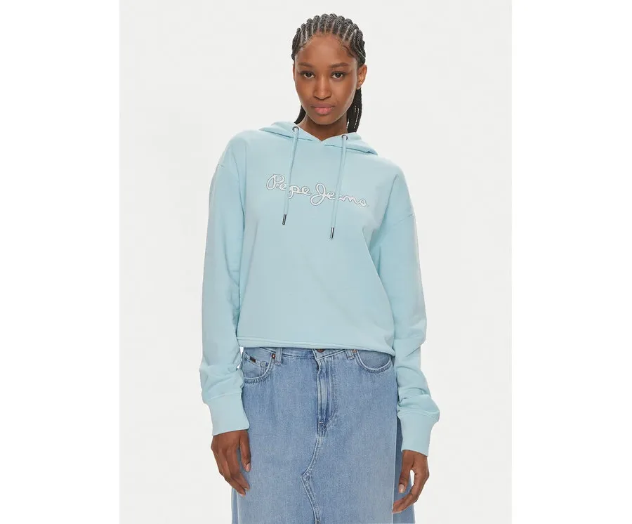 obrazek 1 Pepe Jeans Bluza Lana Hoodie PL581440 Niebieski Regular Fit