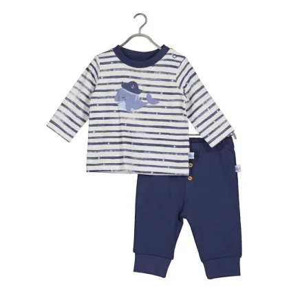 Zdjęcie Blue Seven Komplet bluzka i spodnie 422183 X Biały Regular Fit