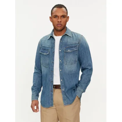 Zdjęcie G-Star Raw Koszula jeansowa Dakota D23616-D252 Niebieski Regular Fit