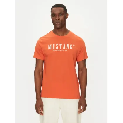 Zdjęcie Mustang T-Shirt Austin 1016264 Pomarańczowy Regular Fit