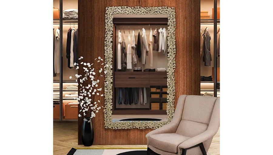 obrazek 7 Piękne portugalskie prostokątne lustro