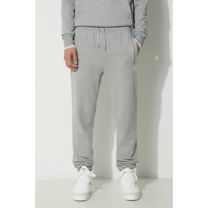 Zdjęcie Fred Perry spodnie dresowe bawełniane kolor szary melanżowe T5505.420