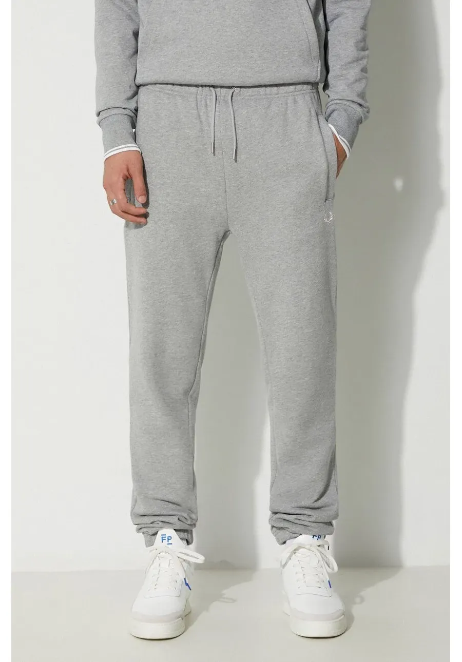 obrazek 1 Fred Perry spodnie dresowe bawełniane kolor szary melanżowe T5505.420