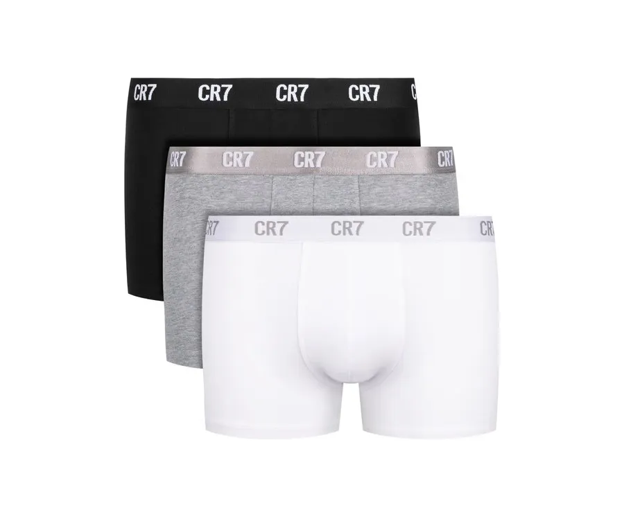 obrazek 1 Cristiano Ronaldo CR7 Komplet 3 par bokserek Basic Trunk 3Pack 8100-49-633 Kolorowy