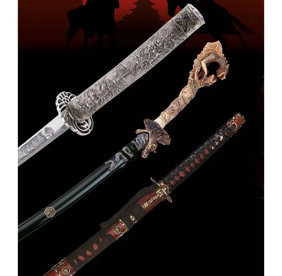 obrazek 3 Piękne dekoracyjne repliki broni japońskich - katana, wakizashi, tanto