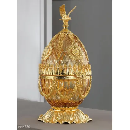 Zdjęcie Ekskluzywne naczynie do kawioru w kształcie jajka