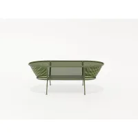 Picture Italian low oval table with a modern style