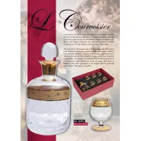 Zdjęcie Kieliszki z karafką do brandy Le Courvoisier